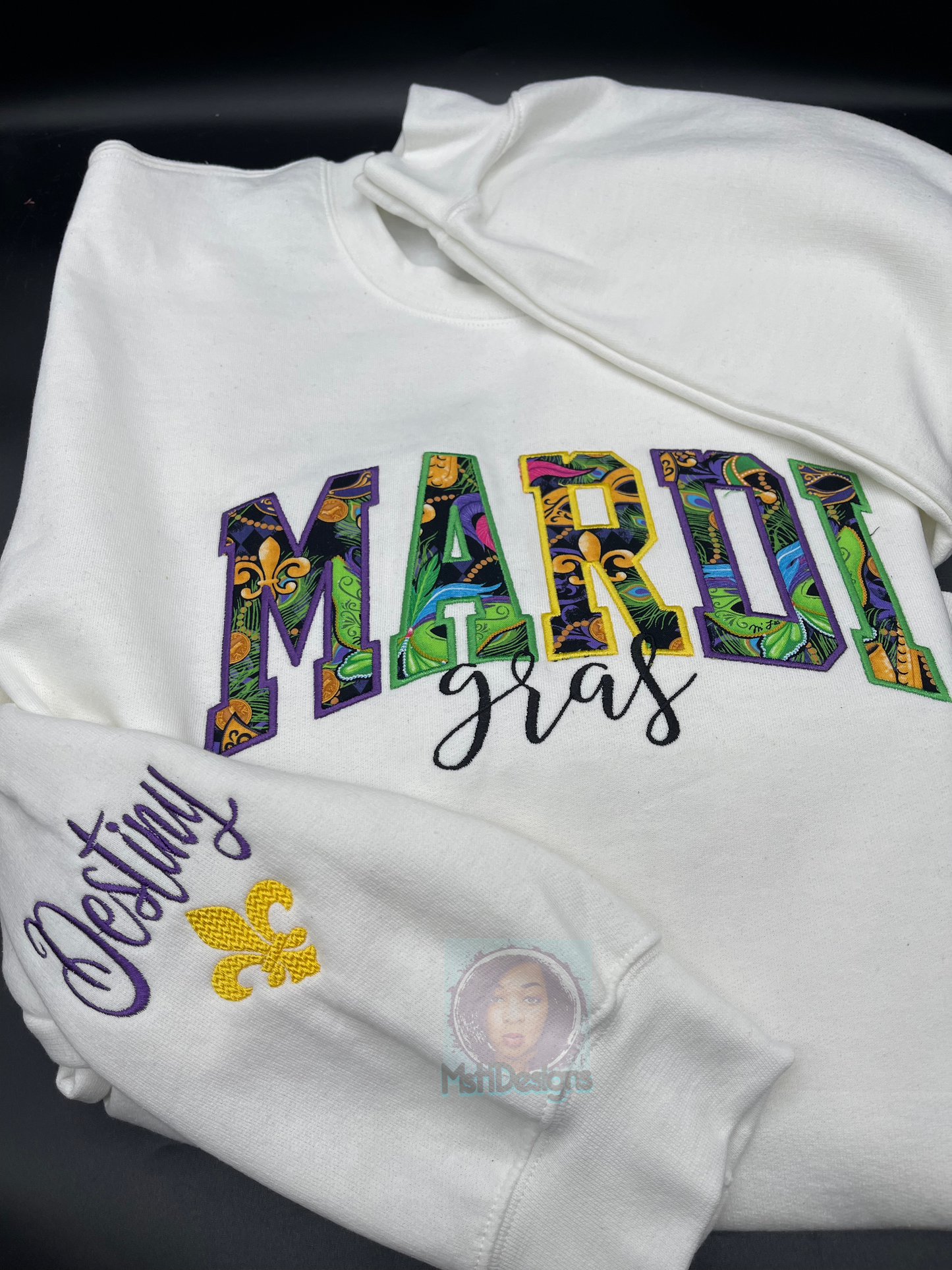 Mardi Gras sweatshirt