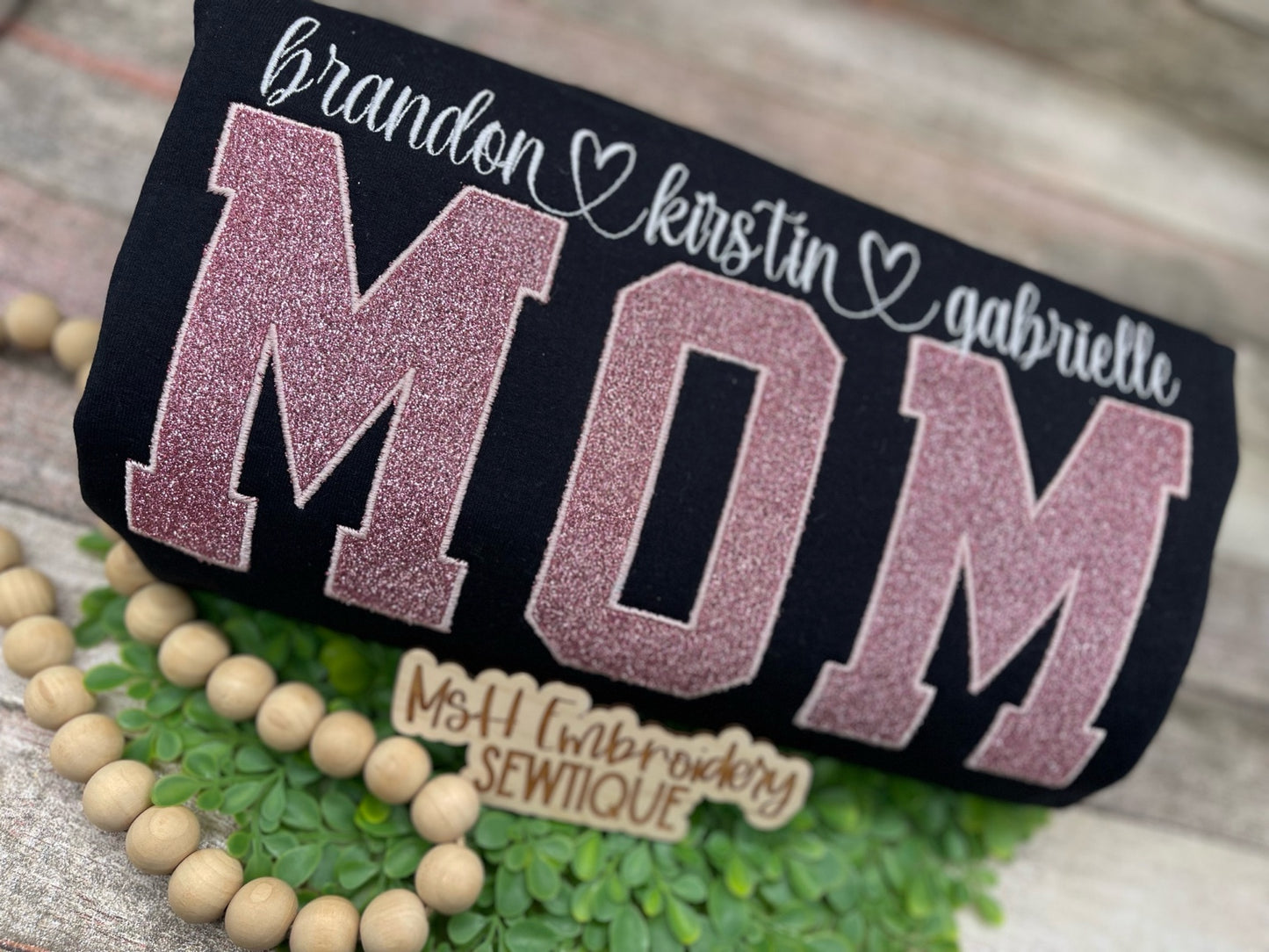 CUSTOM GLITTER MIMI SWEATSHIRT — PERSONALIZED WITH YOUR KIDS' NAMES! (Copy)