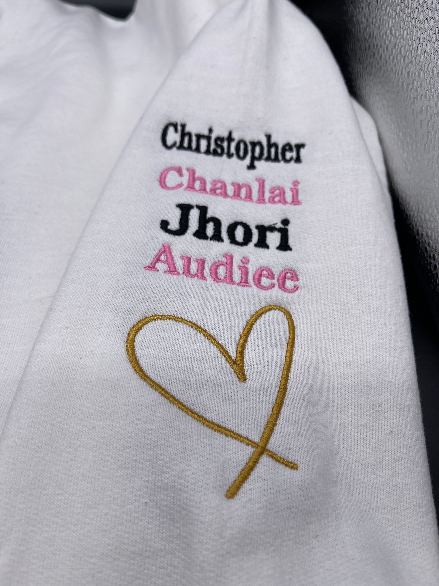 EMBROIDERED KEEPSAKE MAMA OR TITLED SWEATSHIRT