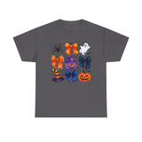 Halloween-Themed Unisex Heavy Cotton Tee, Spooky Graphic Shirt, Fall Fashion, Pumpkin Tee, Ghost Shirt, Trick or Treat Tee