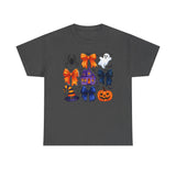 Halloween-Themed Unisex Heavy Cotton Tee, Spooky Graphic Shirt, Fall Fashion, Pumpkin Tee, Ghost Shirt, Trick or Treat Tee