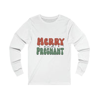 Merry and Pregnant Announcement Tshirt