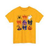 Halloween-Themed Unisex Heavy Cotton Tee, Spooky Graphic Shirt, Fall Fashion, Pumpkin Tee, Ghost Shirt, Trick or Treat Tee