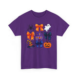 Halloween-Themed Unisex Heavy Cotton Tee, Spooky Graphic Shirt, Fall Fashion, Pumpkin Tee, Ghost Shirt, Trick or Treat Tee