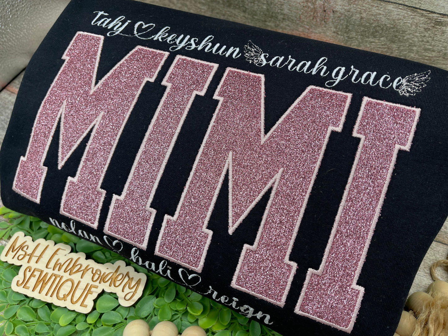 CUSTOM GLITTER MIMI SWEATSHIRT — PERSONALIZED WITH YOUR KIDS' NAMES! (Copy)