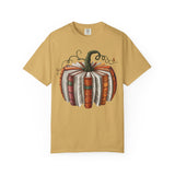 Pumpkin Book Unisex T-Shirt, Fall Fashion, Literary Gift, Halloween Tee, Cozy Autumn Wear, Book Lover's Apparel