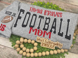 🏈 Custom Embroidered Football Mom / Grandma / Sister Shirt or Sweatshirt
