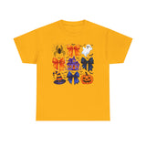 Halloween-Themed Unisex Heavy Cotton Tee, Spooky Graphic Shirt, Fall Fashion, Pumpkin Tee, Ghost Shirt, Trick or Treat Tee