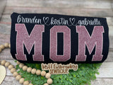 CUSTOM GLITTER MOM SWEATSHIRT — PERSONALIZED WITH YOUR KIDS' NAMES!