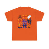 Halloween-Themed Unisex Heavy Cotton Tee, Spooky Graphic Shirt, Fall Fashion, Pumpkin Tee, Ghost Shirt, Trick or Treat Tee