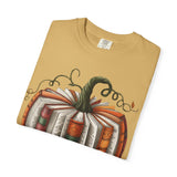 Pumpkin Book Unisex T-Shirt, Fall Fashion, Literary Gift, Halloween Tee, Cozy Autumn Wear, Book Lover's Apparel
