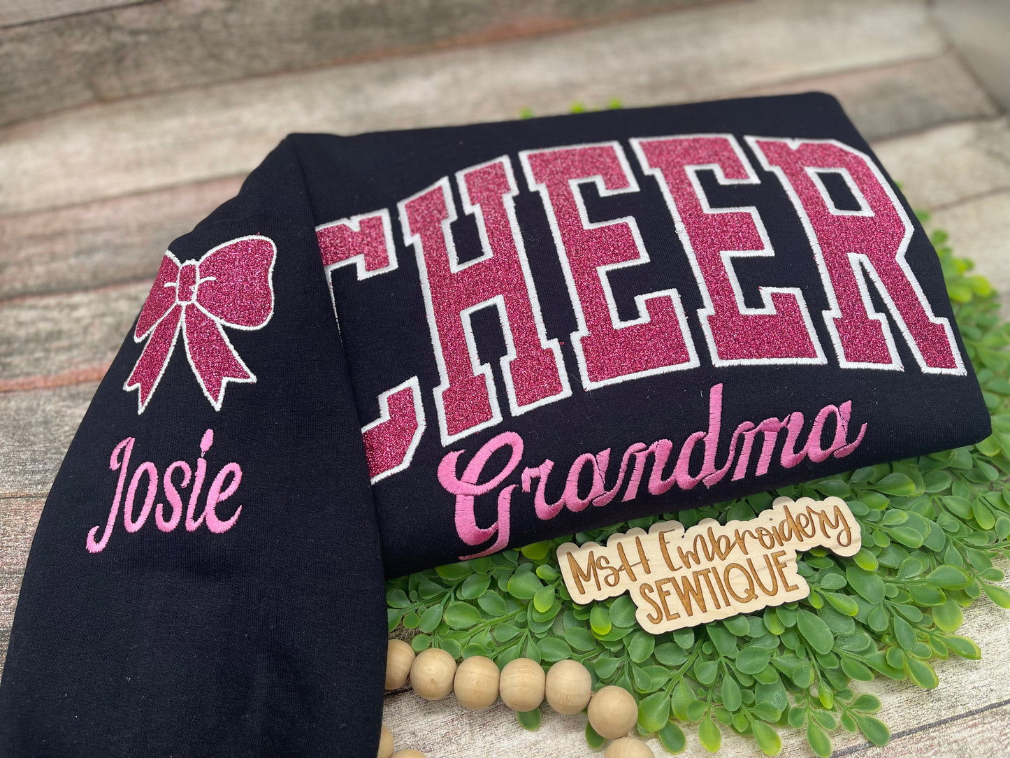 Cheer Mom/Dad Embroidered Sweatshirt