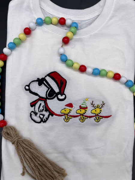 Snoopy inspired reindeer shirt