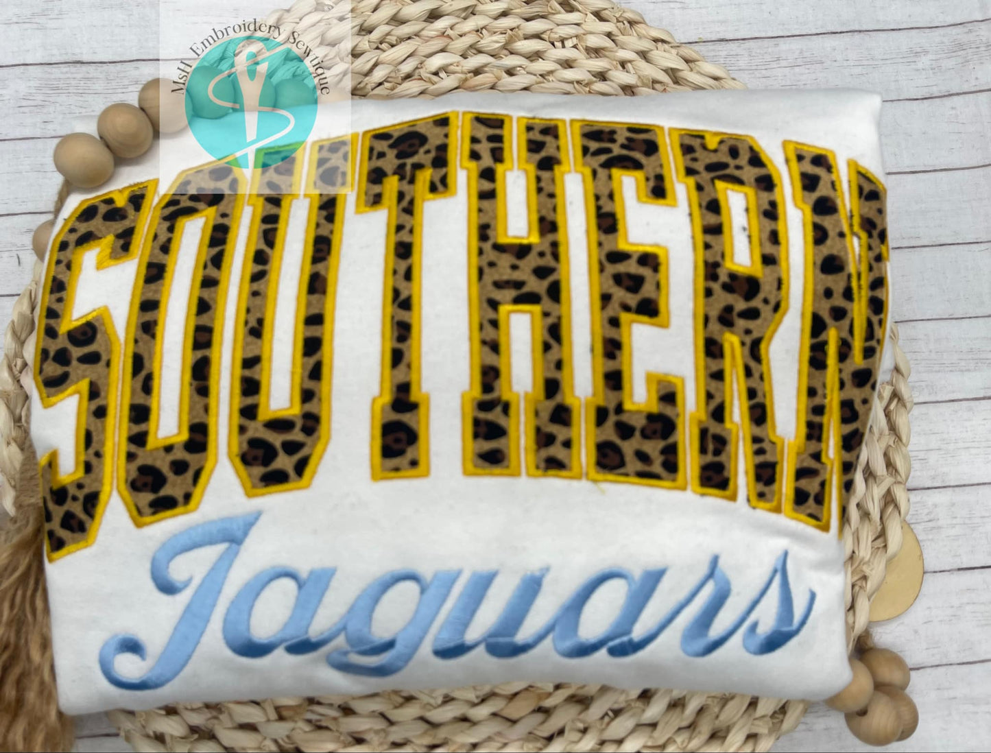 Southern Jaguar Croquet Bow Sweatshirt