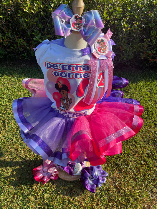Gracie's corner inspired shirt and tutu set