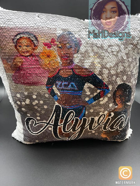 SEQUIN FLIP PILLOW (personalized)