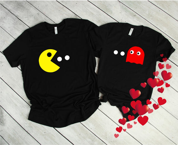 PAC MAN COUPLE SHIRT