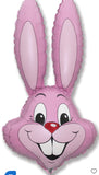 Stuffed Easter bunny head balloon