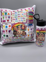 Learning pillow and tumbler gift set