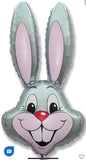 Stuffed Easter bunny head balloon