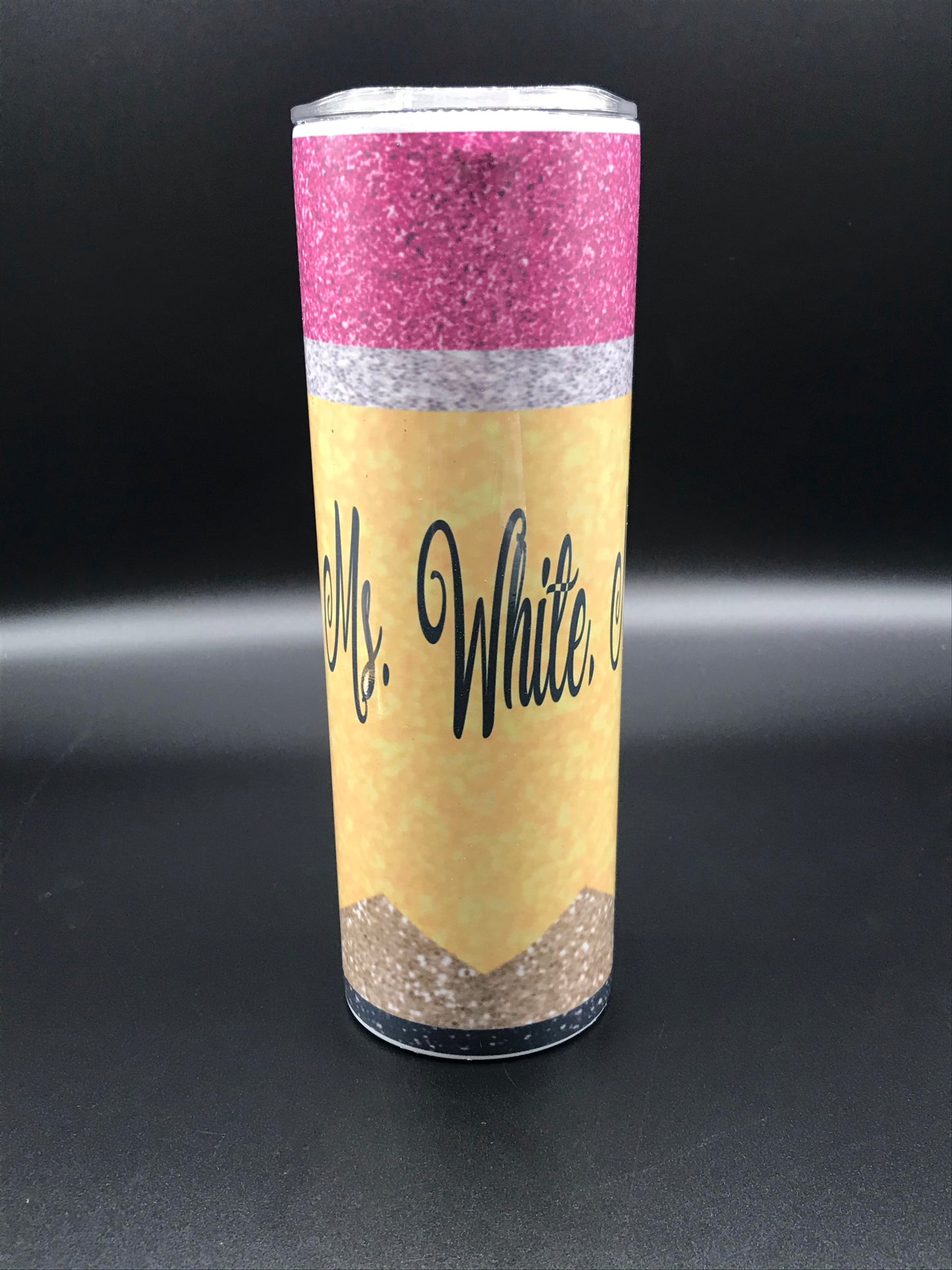 Personalized Pencil Name Tumbler