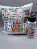 Learning pillow and tumbler gift set